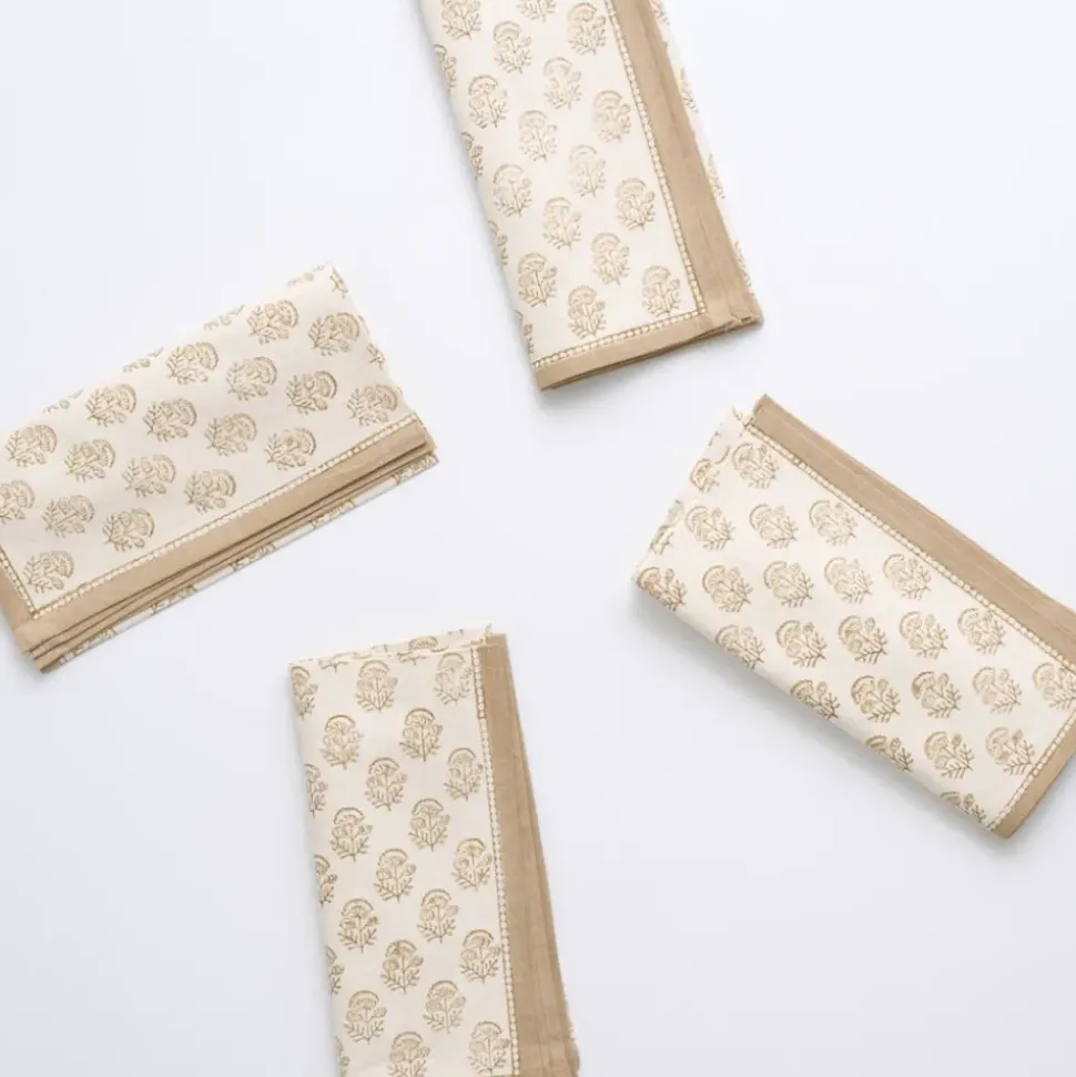 Anika Beige Napkin | Set of 4