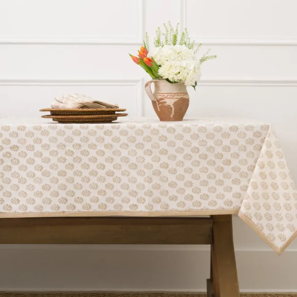 Anika Beige Tablecloth