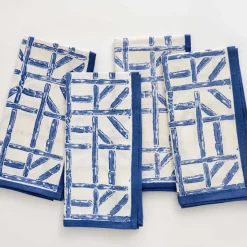 Blue Bamboo Napkin | Set of 4