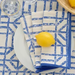 Blue Bamboo Napkin | Set of 4
