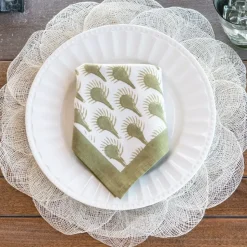 Bone Woven Cloud Placemat | Set of 4