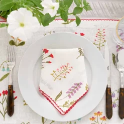 Botanical Garden Linen Napkin | Set of 4