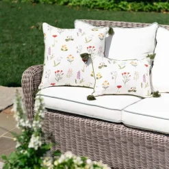 Botanical Garden Throw Pillow Cover
