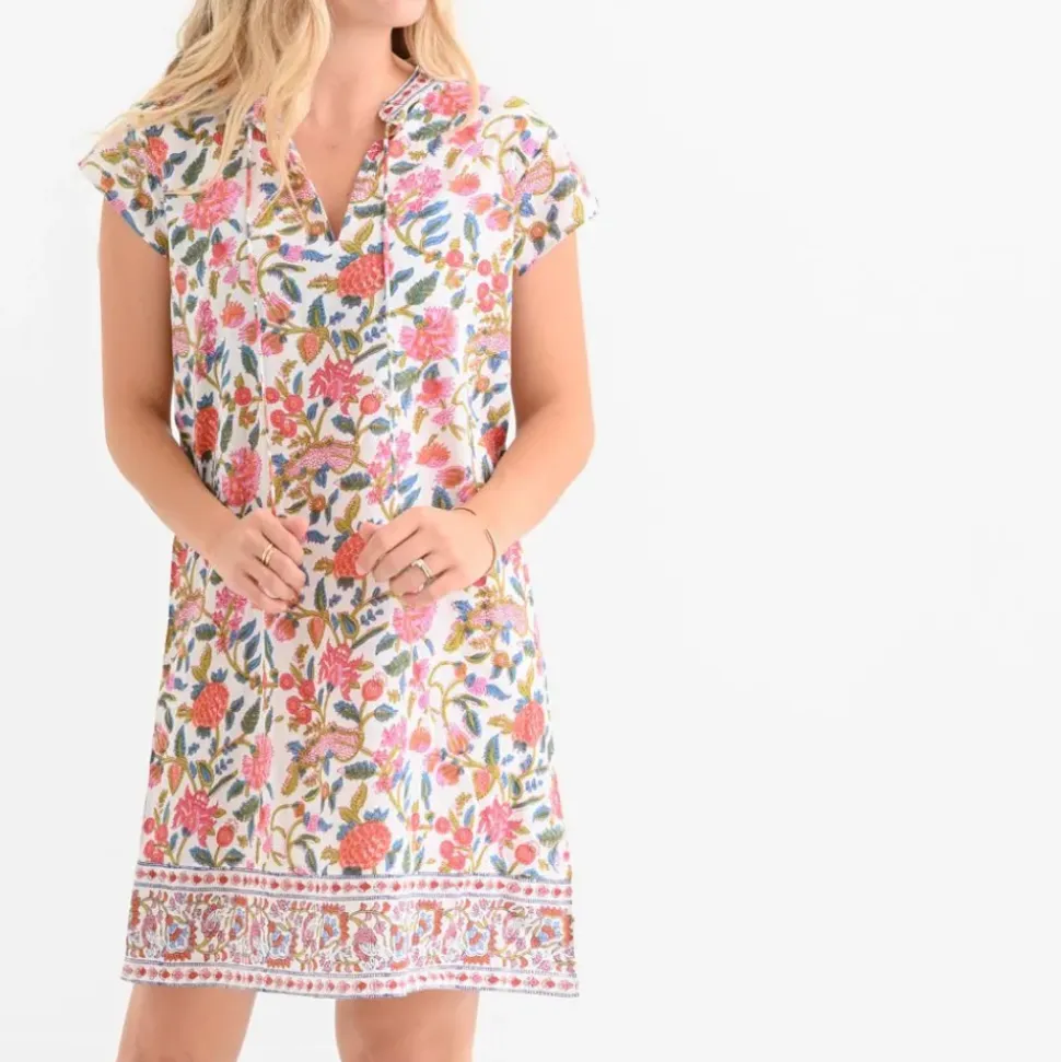 Cabana Garden Cap Sleeve Dress