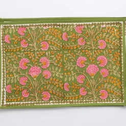 Cactus Flower Fern & Flamingo Placemat | Set of 4
