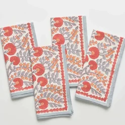 Cactus Flower Ivory Napkin | Set of 4