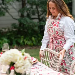 Cactus Flower Scarlet & Rose Apron