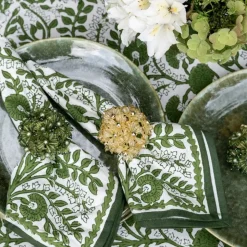 Champagne Bouquet Beaded Napkin Ring | Set of 4