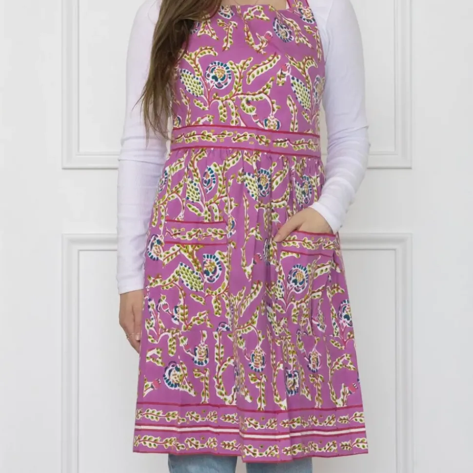 Climbing Dahlia Lilac Apron