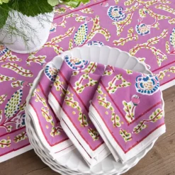 Climbing Dahlia Lilac Napkin | Set of 4