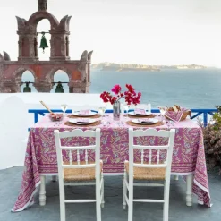 Climbing Dahlia Lilac Tablecloth