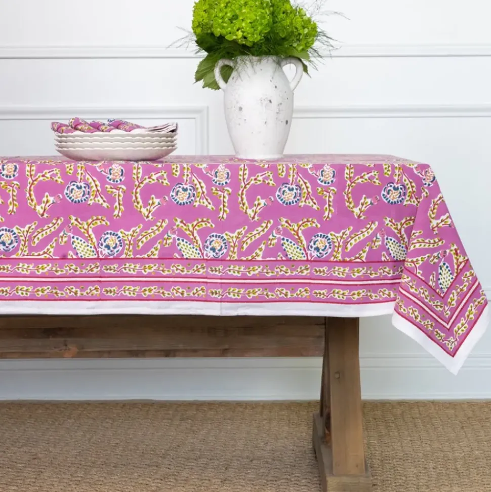 Climbing Dahlia Lilac Tablecloth