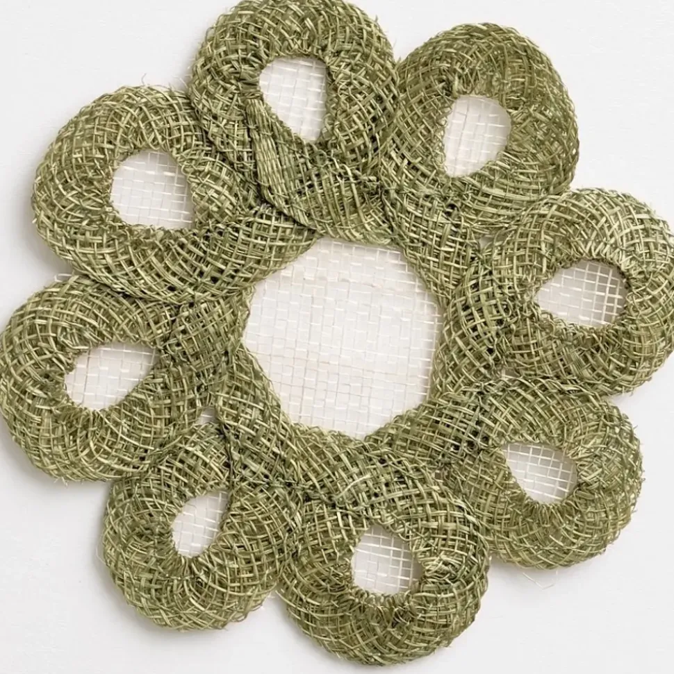 Fern Woven Doodles Coaster | Set of 4
