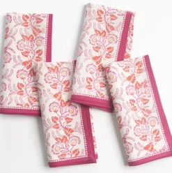Gardenia Vine Berry Napkin | Set of 4