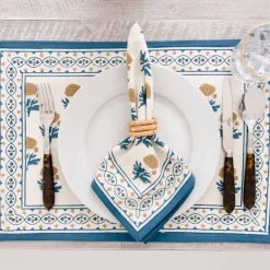 Gaya Teal & Marigold Placemat | Set of 4