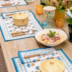 Gaya Teal & Marigold Placemat | Set of 4