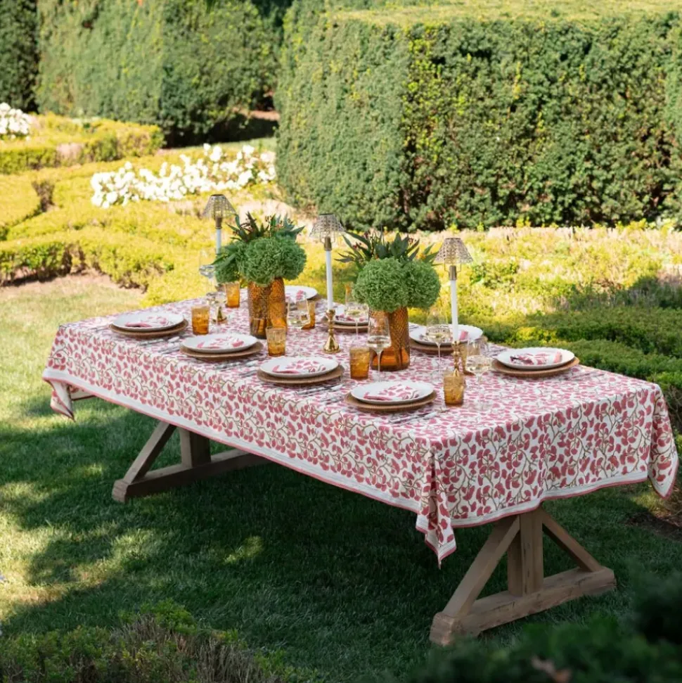Ginkgo Coral Tablecloth