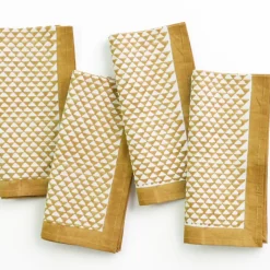 Golden Triangle Napkin | Set of 4