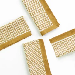 Golden Triangle Napkin | Set of 4