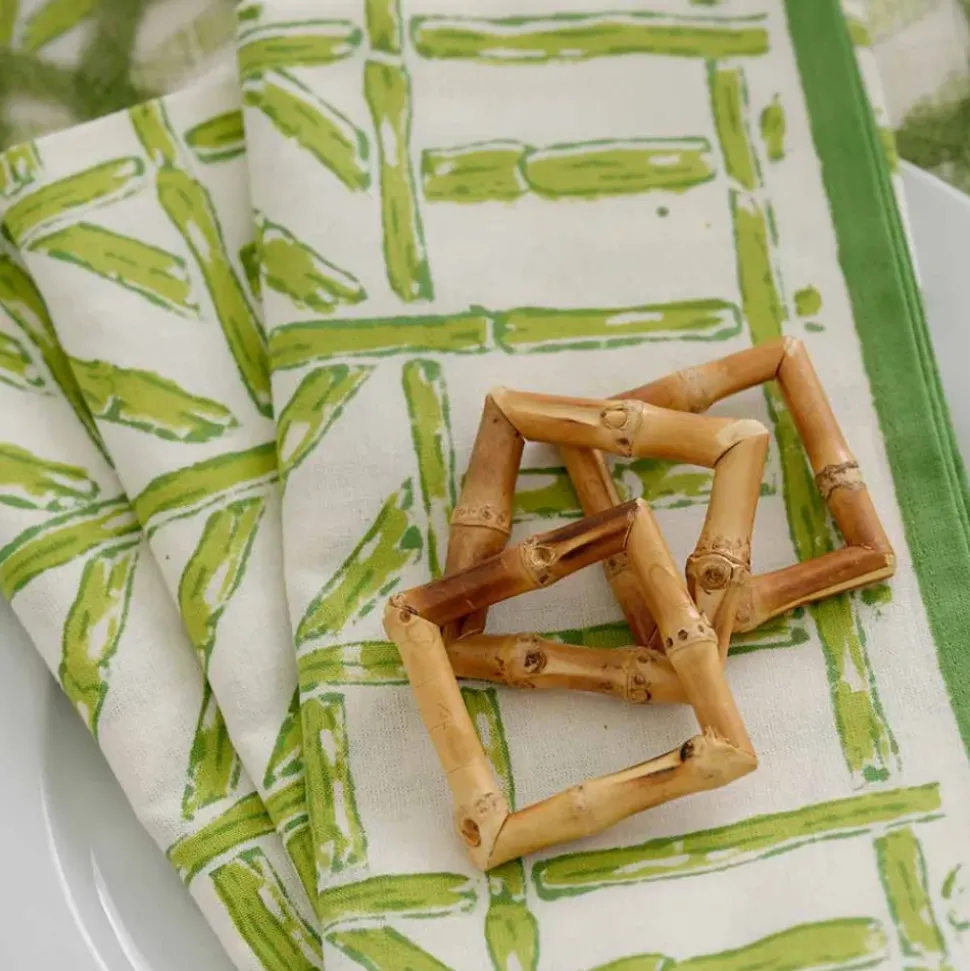 Green Bamboo Napkin | Set of 4