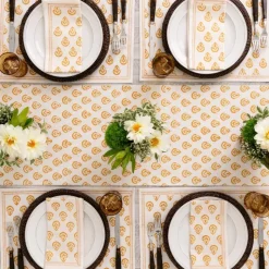 India Hicks Home Carnation Golden Placemat | Set of 4