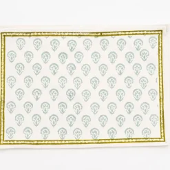 India Hicks Home Carnation Seafoam Placemat | Set of 4