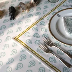 India Hicks Home Carnation Seafoam Placemat | Set of 4
