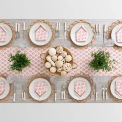 India Hicks Home Carnation Blush Table Runner