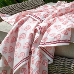 India Hicks Home Carnation Blush Tablecloth