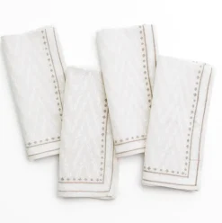 India Hicks Home Chevron Napkins | Set of 4