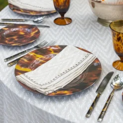 India Hicks Home Chevron Napkins | Set of 4