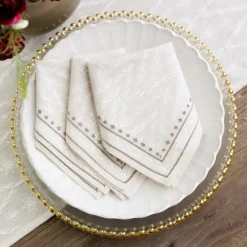 India Hicks Home Chevron Napkins | Set of 4
