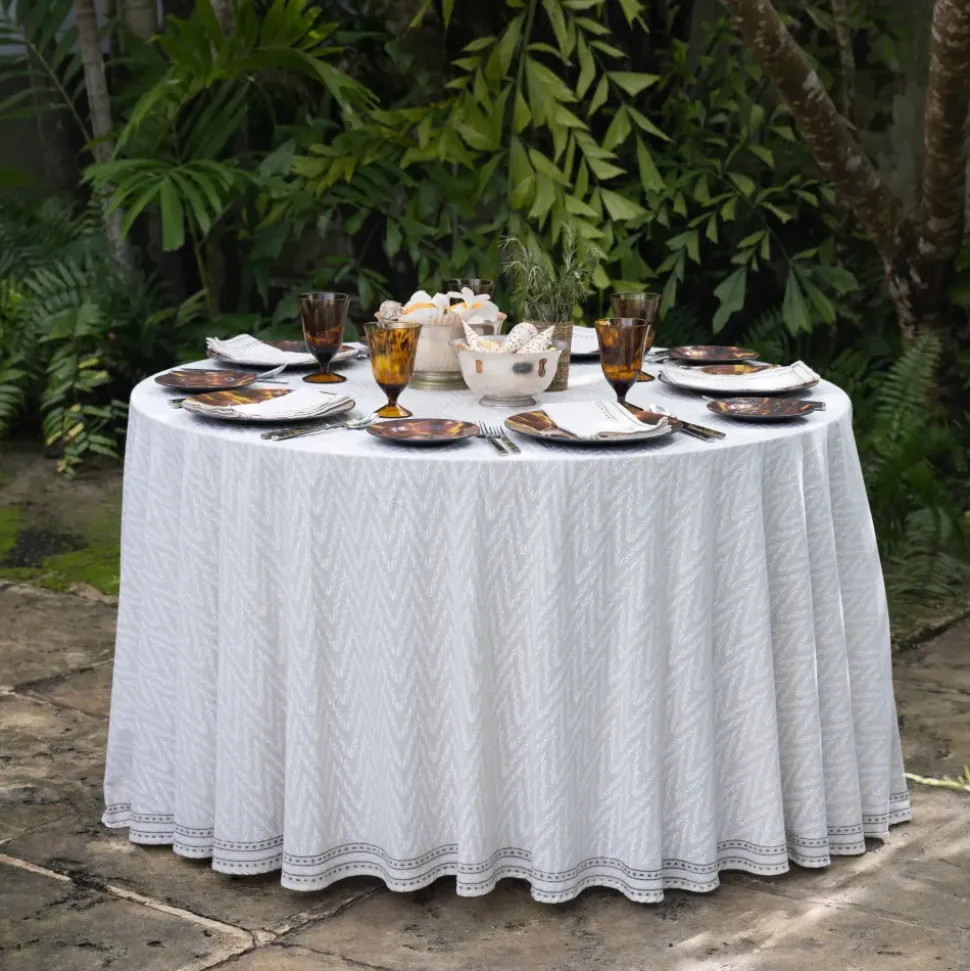 India Hicks Home Chevron Tablecloth