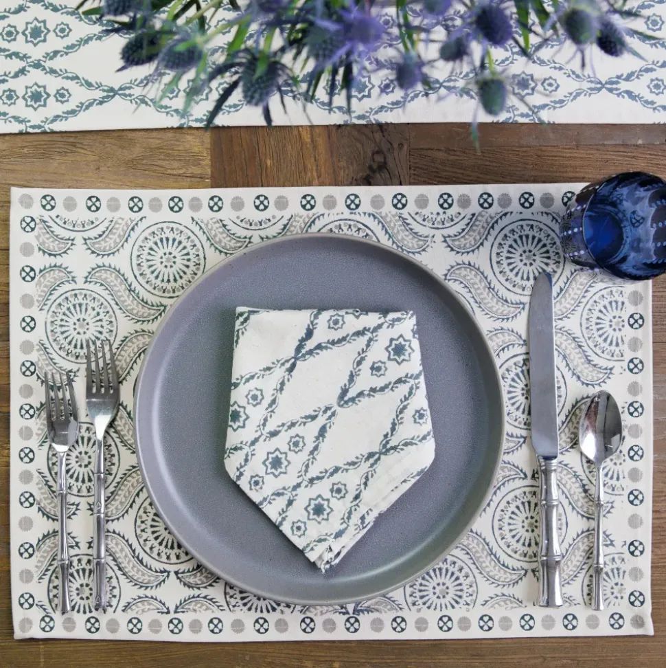 India Hicks Home Medals & Mustaches Placemats | Set of 4