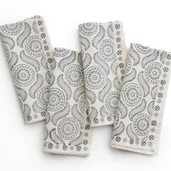 India Hicks Home Medals & Mustaches Napkins | Set of 4