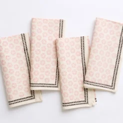 India Hicks Home Mini Sea Biscuit Blush Napkins