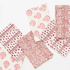 India Hicks Home Multi Blush Cocktail Napkin | Set of 6