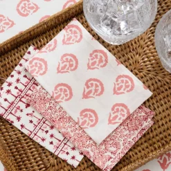 India Hicks Home Multi Blush Cocktail Napkin | Set of 6