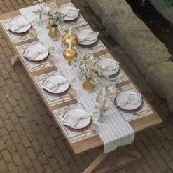 India Hicks Home Palm Avenue Hunter Green Table Runner