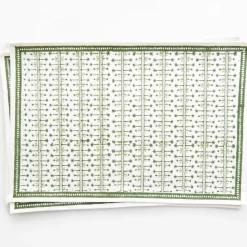 India Hicks Home Palm Avenue Hunter Green Placemat | Set of 4