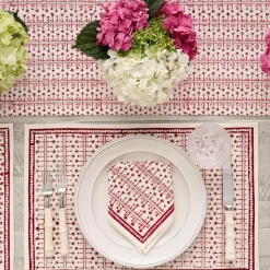 India Hicks Home Palm Avenue Blush Placemat | Set of 4