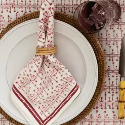 India Hicks Home Palm Avenue Blush Napkin | Set of 4