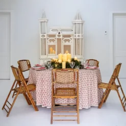 India Hicks Home Sea Biscuit Red Tablecloth