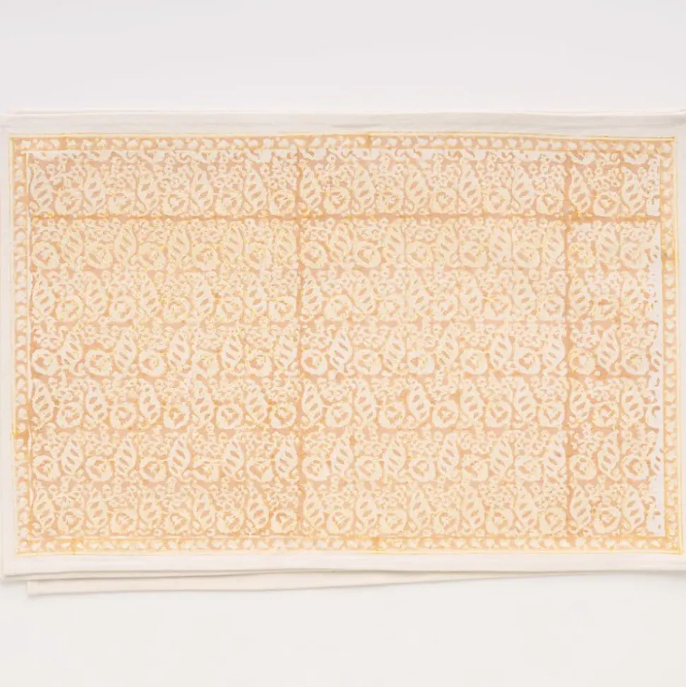 India Hicks Home Seashell Golden Placemat | Set of 4
