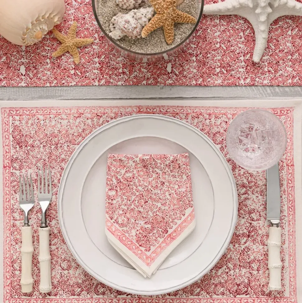 India Hicks Home Seashell Blush Placemat | Set of 4