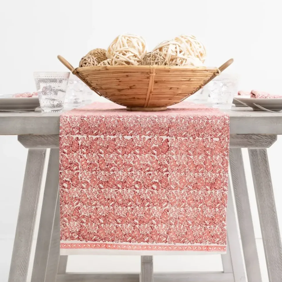 India Hicks Home Seashell Blush Table Runner