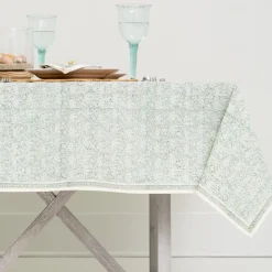 India Hicks Home Seashell Seafoam Tablecloth