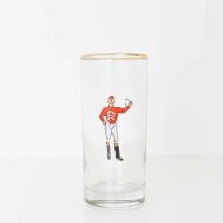 Jockeys Drinking Glasses Mixed Set of 4