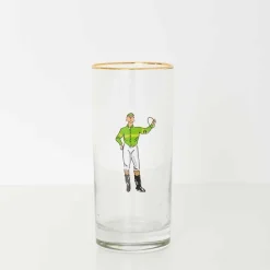Jockeys Drinking Glasses Mixed Set of 4