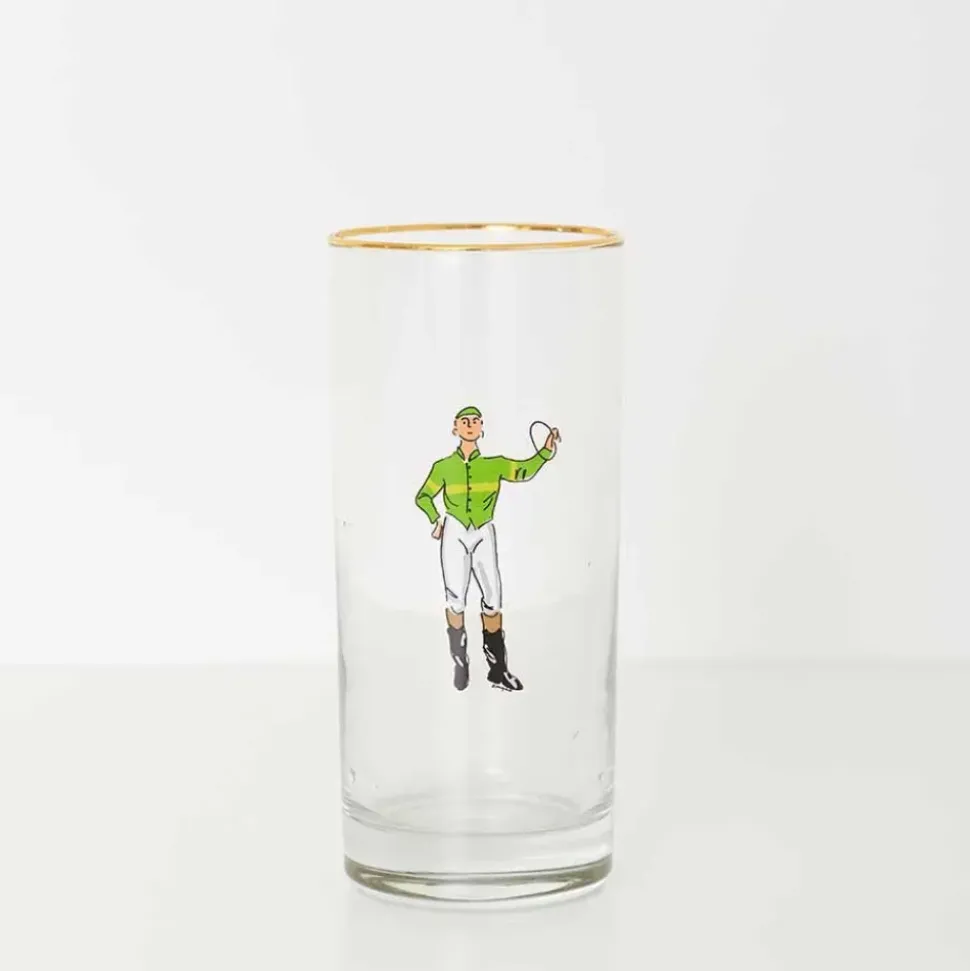 Jockeys Drinking Glasses Mixed Set of 4